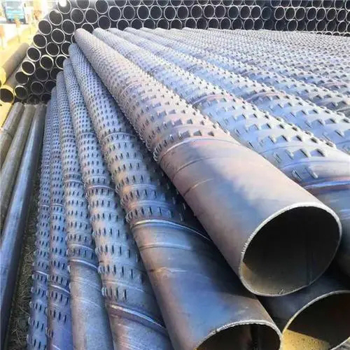 百色孔式滤水管安装